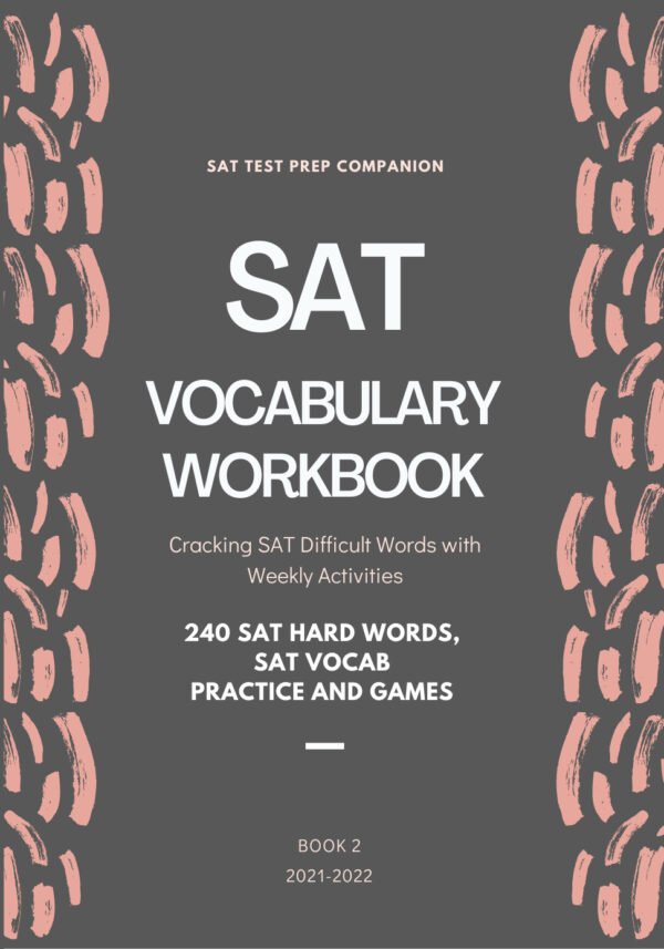 SAT vocabulary workbook front cover