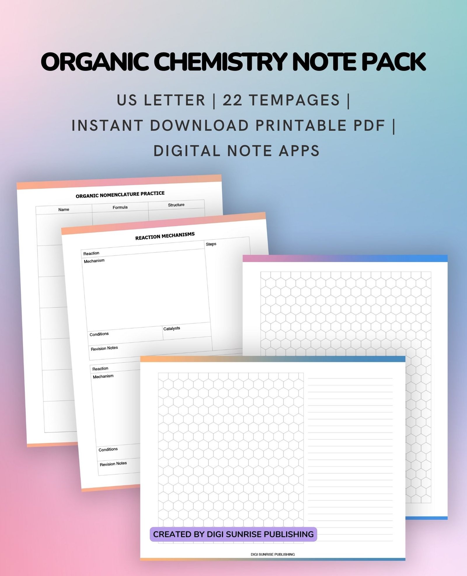 organic chemistry graph notes