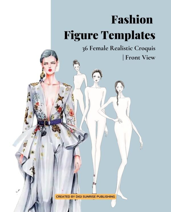 Female Fashion Figure templates