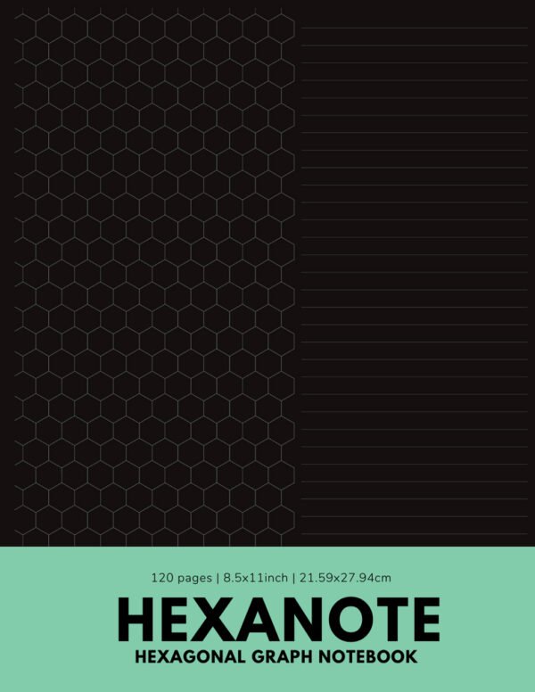 hexagonal graph paper notebook